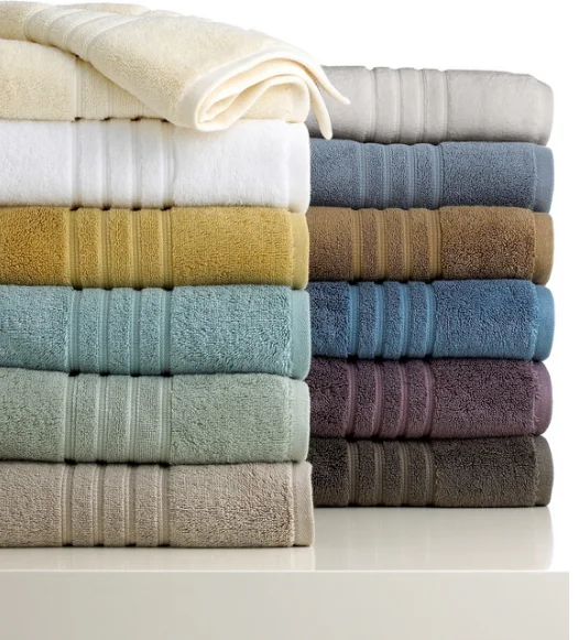 Premium Set Of Navy Blue Bath Towels 100 % Cotton Terry Luxury Hotel ...