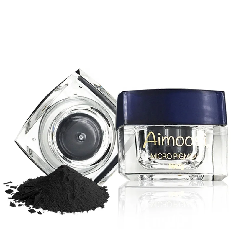 

Aimoosi Black Powder Pigment Microblading Powder Color For Permanent Makeup Eyeliner, 10 colors