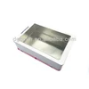 rectangular tin box with pvc window / keepsake tin box / christmas metal tin box