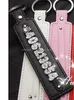 High Quality PU with DIY name key chains .car Number name key chains with own logo key chains