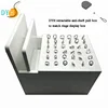 custom luxury 36 holes retractable anti-theft security system wood ring display box