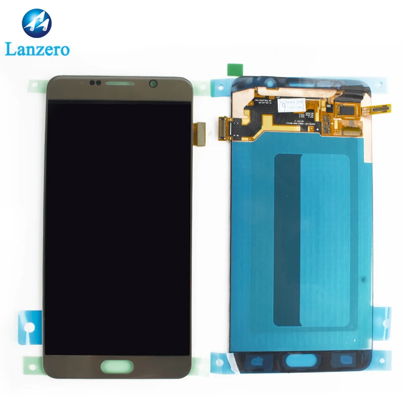 

Original Gold For Samsung Galaxy Note 5 N920A N920V N920P LCD Display Touch Screen Digitizer Assembly Replacement, Blue / gold / white