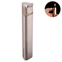 

BD-633 personalized inflatable metal exquisite slender slender slender flame gas lighter