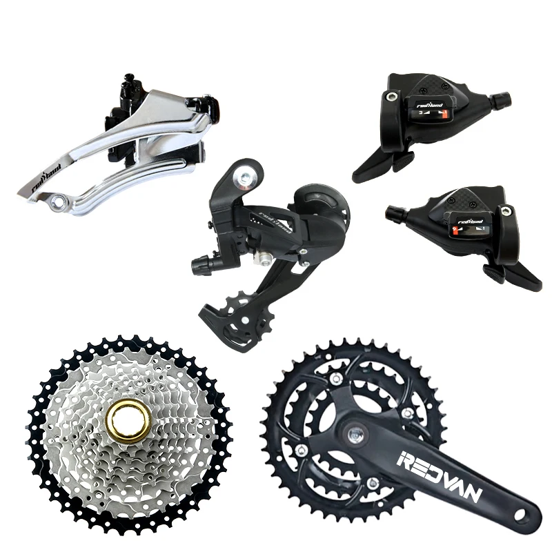 

MTB bike 9speed derailleur group front derailleur+rear derailleur complete bicycle groupset