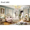 Rose style foshan bedroom furniture set, home bedroom set