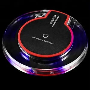 2018 Crystal LED Fast Wireless Car Charger Smartphones