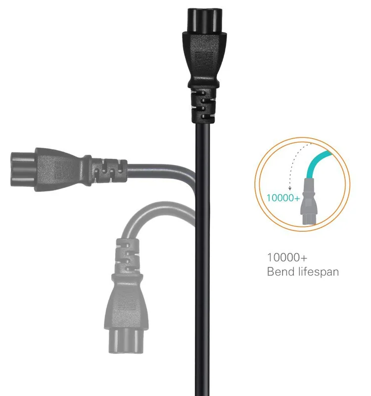 Us 14 Awg/16awg Heavy Duty Extension Cords 10ft 2 Prong 3 Prong(nema 5