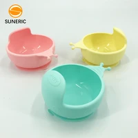 

Non spill no slip child kids babies feeding set suction silicon food bowls silicone baby bowl
