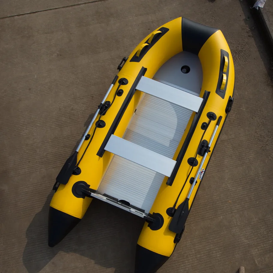 3.6m Inflatable Boat/inflatable Yacht/paddle Boat With 0.9mm Pvc High Pressure Air Tube And