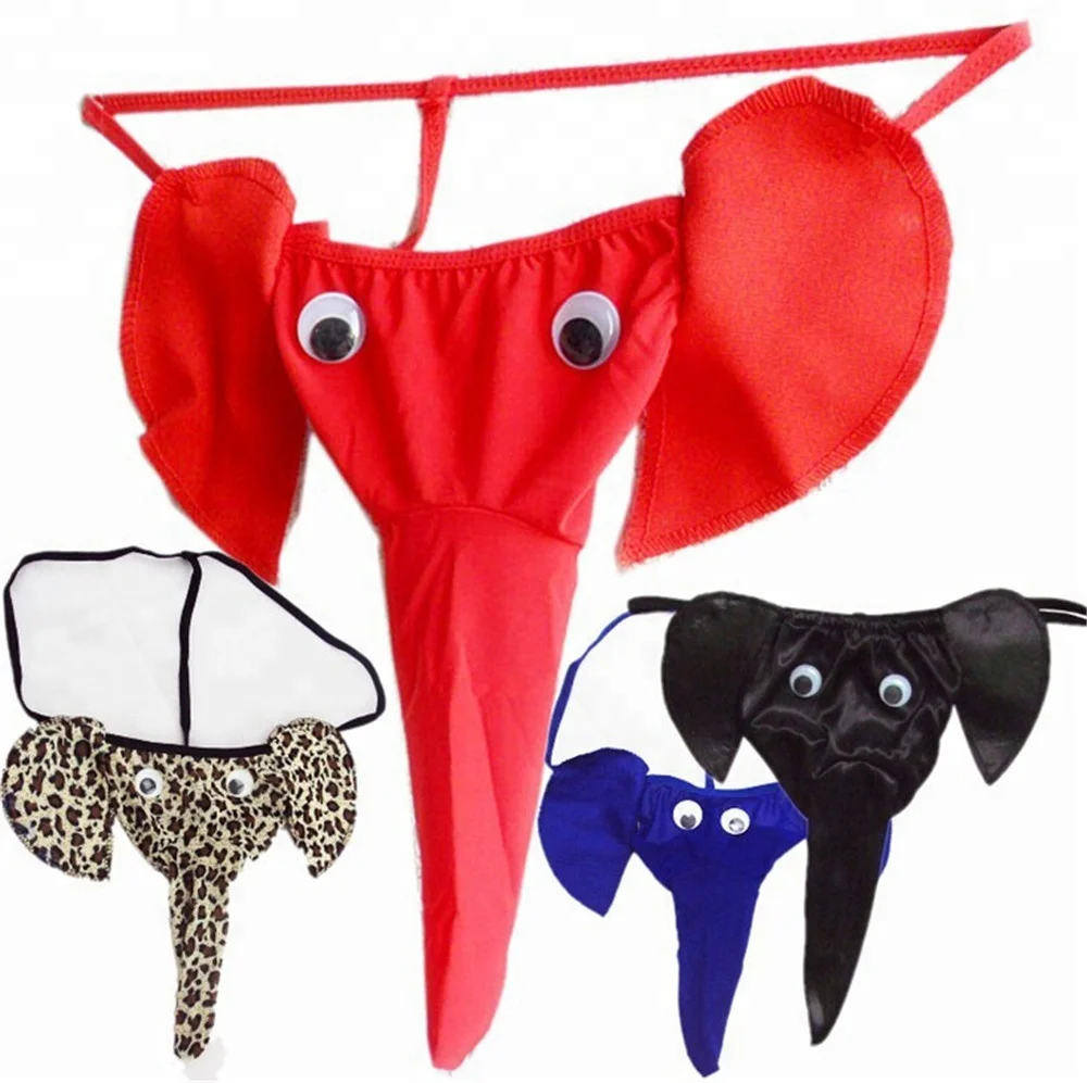 

Hot Sale Fashion Men Lingerie G String Elephant Pants Briefs