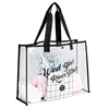 factory wholesale large Women Clear Shopping Bag waterproof outdoor custom clear PVC beach bag