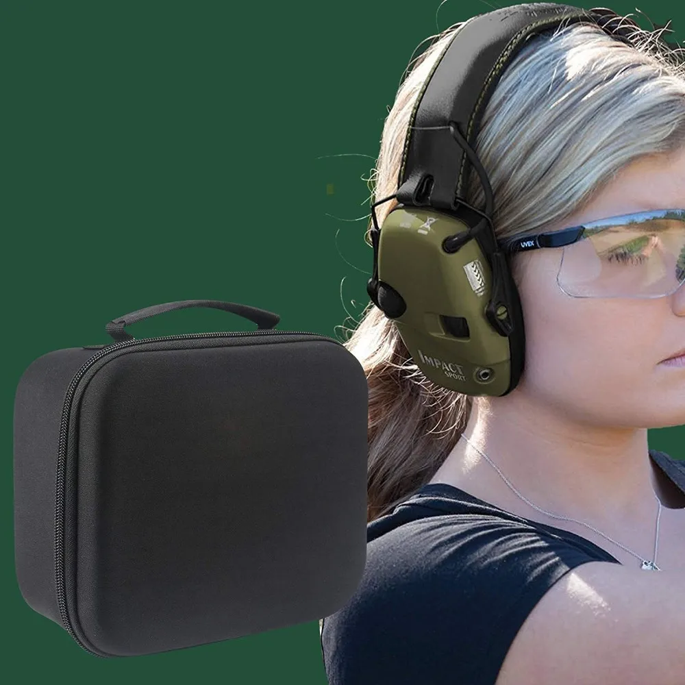 Carrying Earmuff Case Shooting Glasses Organizer For Howard Leight