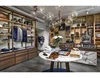Men's clothing store display showcase/garment shop design
