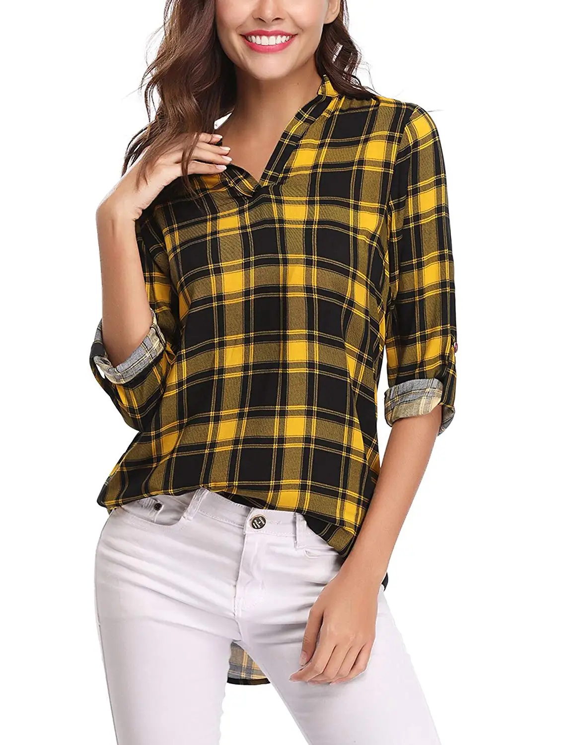 cheap plaid flannel shirts womens