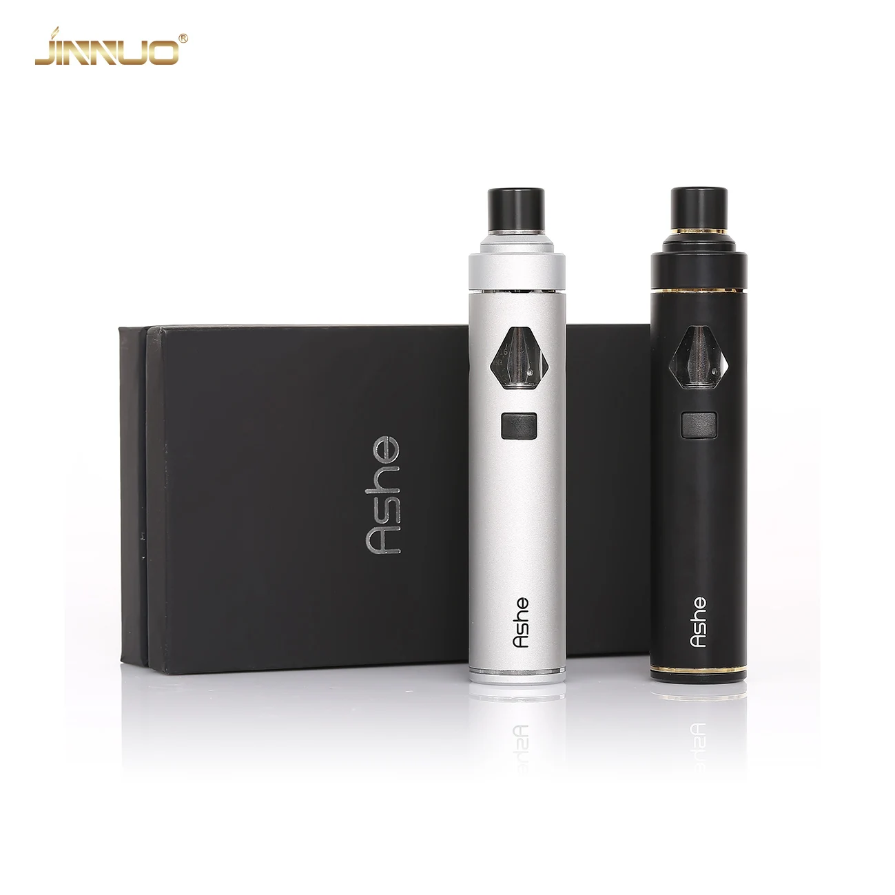 

2019 New products cigarette vaporizer pen Ashe smoke electronic cigarette, Black /sliver and customized