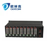 19" 3U Fiber Optic Rack for Centralized Management 18 Slots Chassis Video Converter Rack