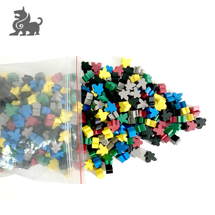 Custom Assorted Wooden Meeples 24mm For Board Game And Card Game Buy