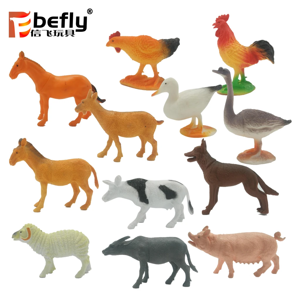 FAS014357(1) small animals plastic toys