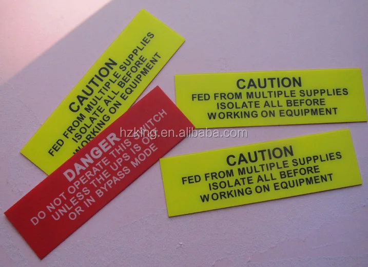 Lexan Label Oem Waterproof Self Adhesive Velvet Lexan Polycarbonate Label Sheet ...