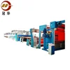 thermal oil or gas heating system Textile Hot Air Stenter Setting Machine with morden PLC inverter control fabric heat setting