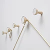 Custom Brass Shell Round Wall Mount Caot Hook