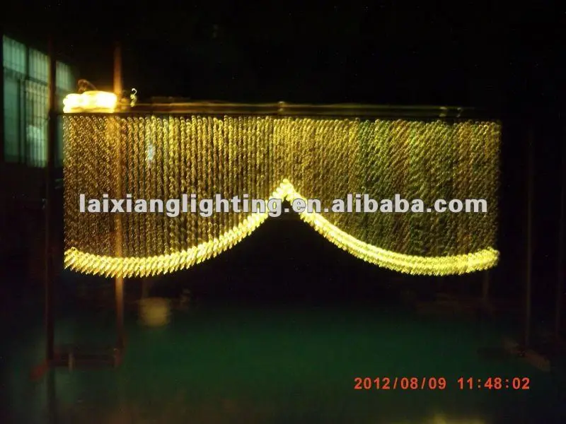 Moderna, decoración de la boda candelabros de fibra óptica luces ... Chandeliers Candelabros decoración