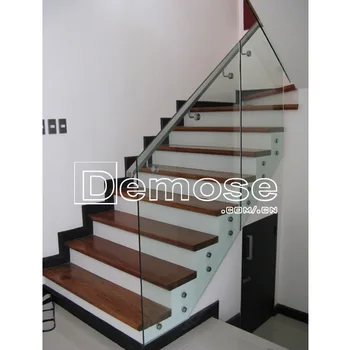 Tempered Glass Railing Tangga Stenlis Steel Harga Buy Railing