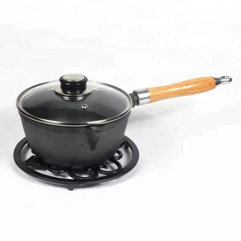 wooden saucepan set