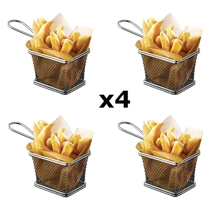 Wholesale Mini Stainless Steel Fryer Serving Food