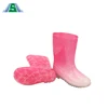 Rubber kids stylish pvc short lightweight rain boots