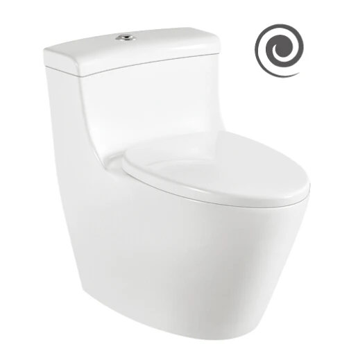 China factory direct top quality Modern Standard Size siphon one piece ceramic toilet wc