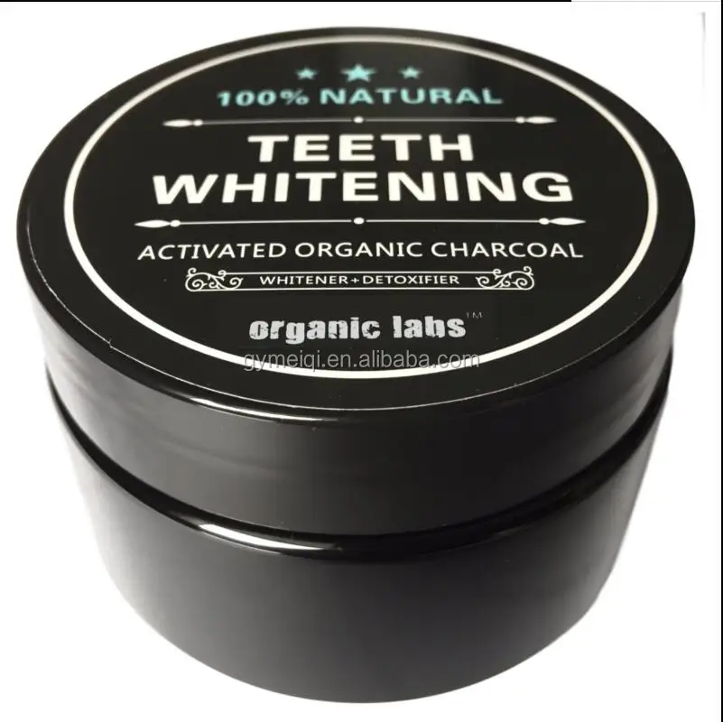 

100% Natural Bamboo Activated Charcoal Toothpaste Black Powder Teeth Whitening, Black charcoal toothpaste