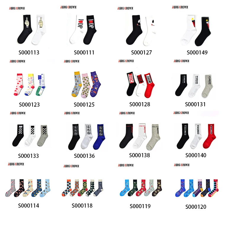 Wholesale Print Sock Custom Logo,Design Cotton Logo Football Soccer