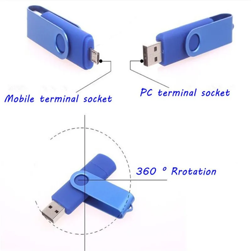 Swivel Type Otg Pendrive Usb Flash Drive Parts For Phone Buy Usb