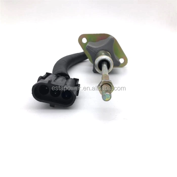 
Fuel Shut Off Solenoid RE53507 12V for 6076AFM30 6081AFM RE53507 24V 