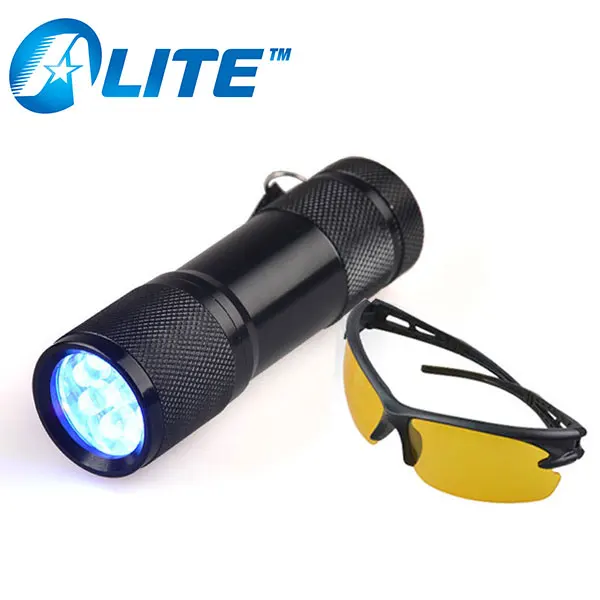 UV LED Large Coverage Area Black Light 100 LED Ultraviolet UV Torch Best Scorpion Purple Flashlight