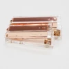 Modern Design Stationery Set office Staplers Acrylic Rose Gold Desktop Tape Dispenser stapler
