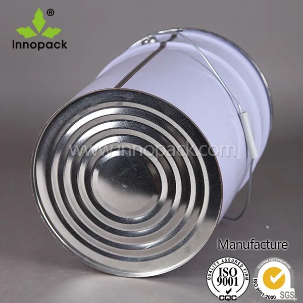 20l Tin Pail,22l Metal Pail,23l Steel Bucket With Clamp Lids For Paint