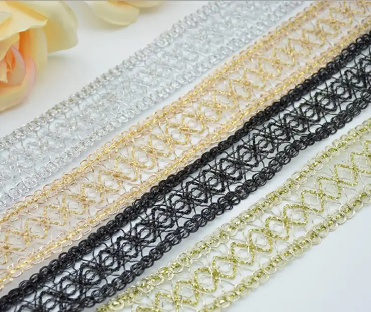 5 Yds White Wedding Mesh Net Netting Silver Holographic Wired Ribbon 1 1//2/"W