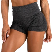 

Custom Seamless Sweat Workout Shorts Women High Waisted Compression Fitness Shorts