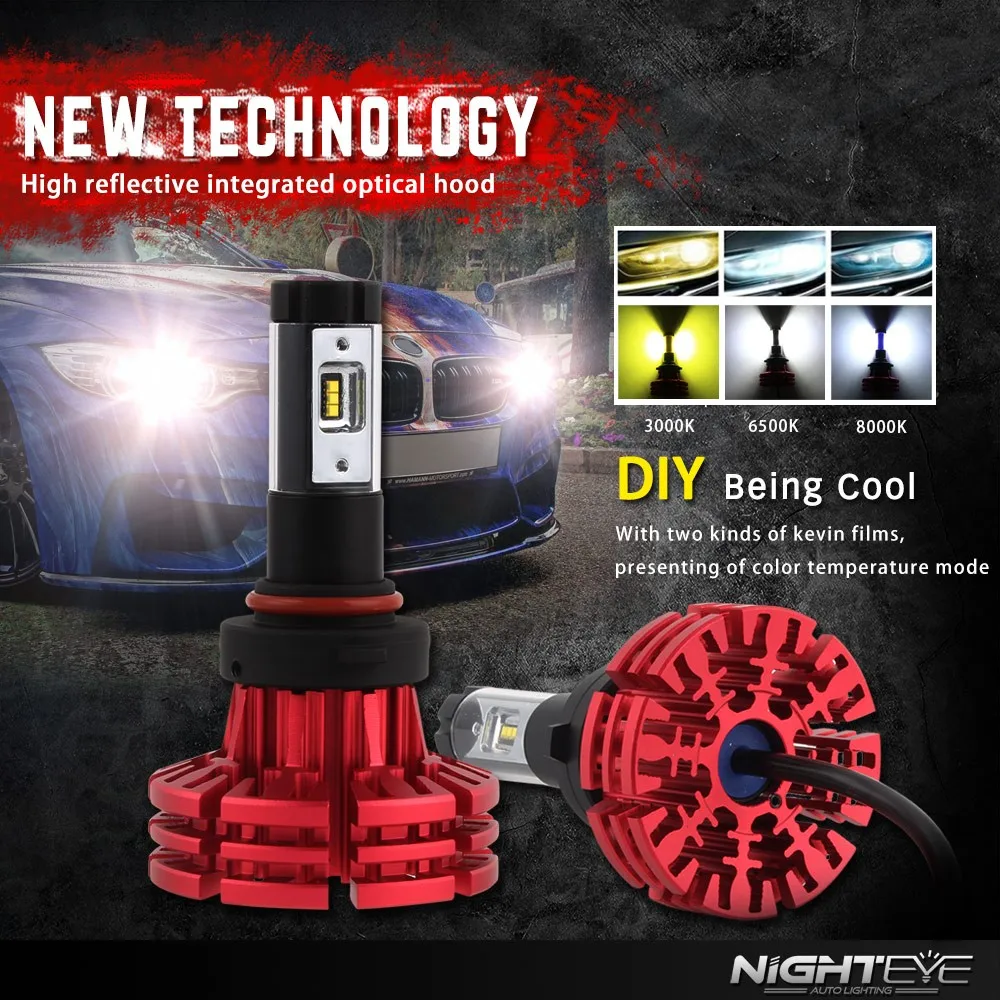 Nighteye Novsight ホット販売 A344 X1 3000k 6500k 8000k 推進ヘッドライト 9005 Hb3 車の Led ルーメン H4 Led ヘッドライト Buy Led ヘッドライト Product On Alibaba Com