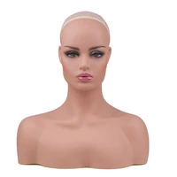 

HARMONY 2 pieces/parcel makeup half body female pvc mannequin head for wig display