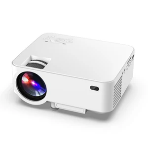 Free Shipping Portable HD LED Video Projector Home Cinema 3D Effect 1080P Multimedia smartphone mini lcd Projector