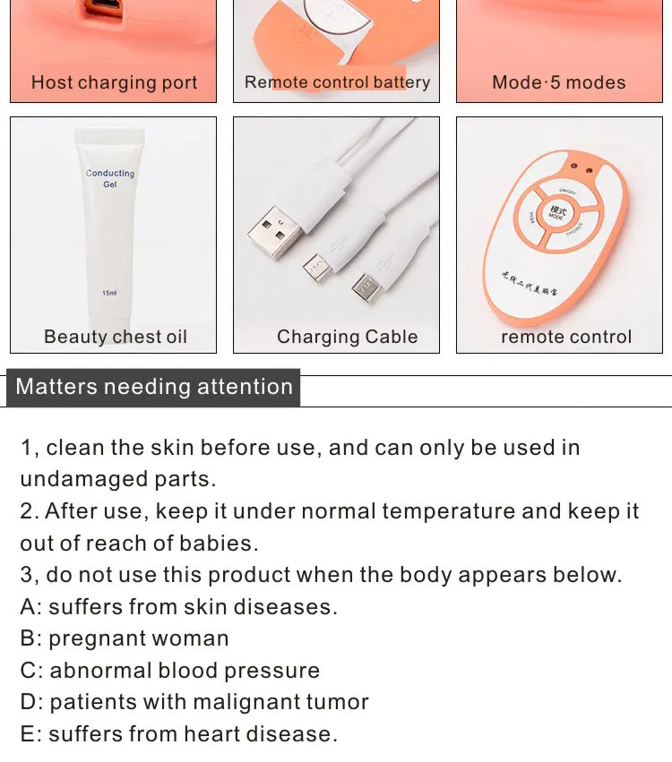 Hot Japanese Beauty Salon Women Nude Small Breast Massage Pad