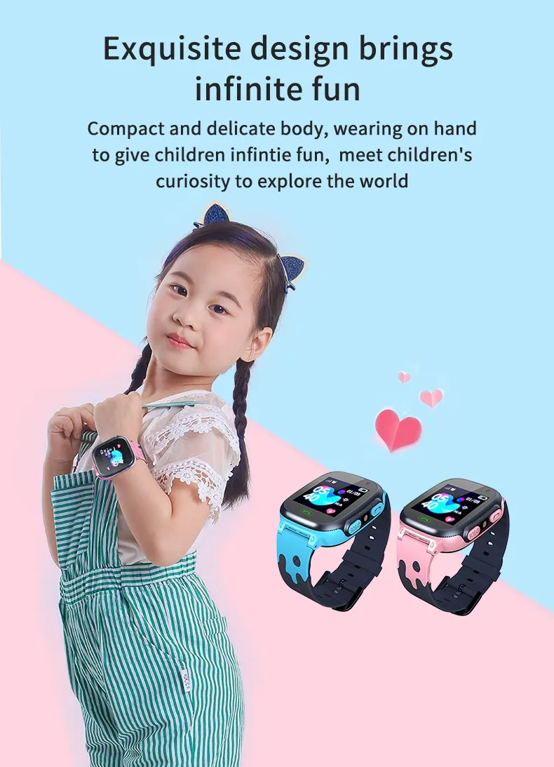Hot Sell Good Comments GPS Kids Smart Watch Manufacturer Android Smartwatch Children Wearable Devices Factory For Dropshipping