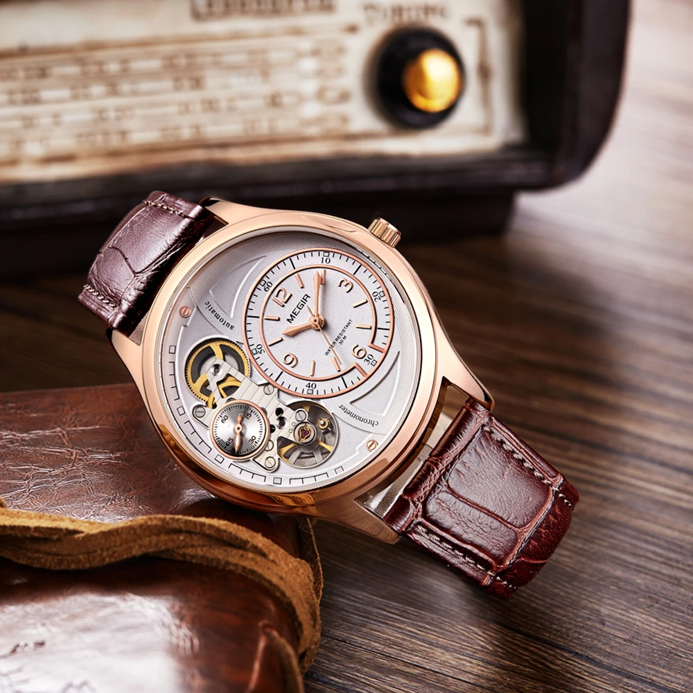 

Men's Fashion Sport Analog Watches Quartz Leather Waterproof Watch Relogio Masculino