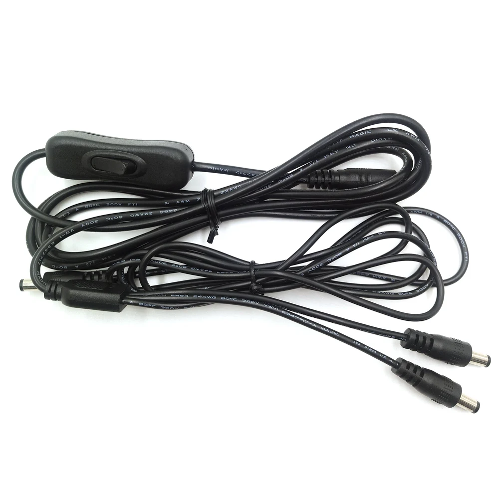 12V 2A LED Volume dimmer for light panel Dimmer Stepless dimming cable cord - ANKUX.COM