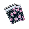 10x13 premium compostable biodegradable plastic shipping envelopes mailing red rose flower patterned poly mailer