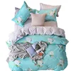 New polyester printed color Fitted Bed Sheet Japan single queen king size bed set