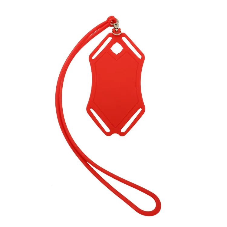 

Custom LOGO Silicone Smart Phone Case With Lanyard